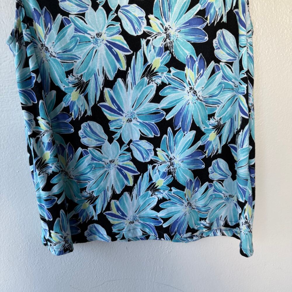 Talbots knit Floral tank top size 1X - Picture 4 of 8